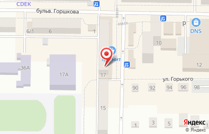 Имплозия в Фабричном переулке на карте