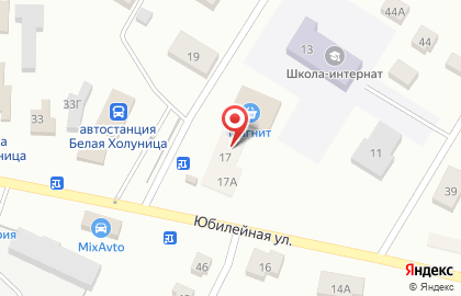 Кафе Встреча, столовая на Юбилейной улице на карте