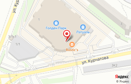 Оператор связи МТС на улице Курчатова на карте