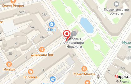 Александра Невского Часовня на карте
