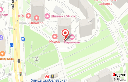 Клиника Медок Бутово на Скобелевской улице на карте