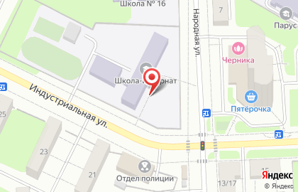 Школа-интернат v Вида Специальная Коррекционная на карте