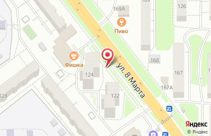 Биллборды (6 х 3 м) от Армада Аутдор, г. Миасс на улице 8 Марта на карте