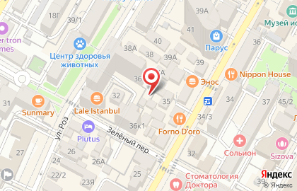 Бистро на улице Воровского на карте