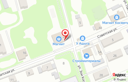 Супермаркет Магнит в Туле на карте