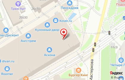 Дом текстиля Togas на метро Автозаводская на карте