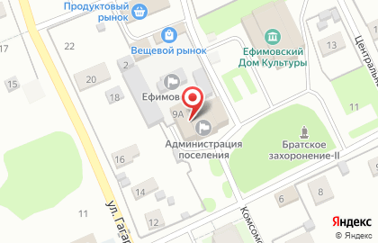 Ефимовская Жилищная Управляющая Организация на карте