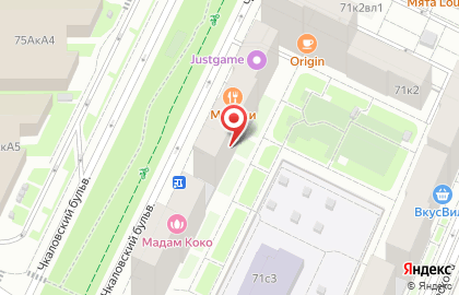 Школа актерского мастерства Талантино на Волоколамском шоссе на карте