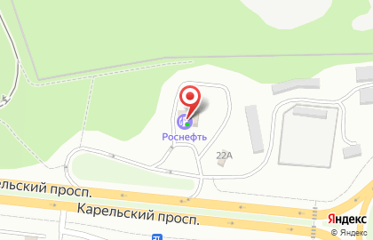 Роснефть в Петрозаводске на карте