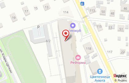 Продовольственный магазин на улице Водопьянова на карте