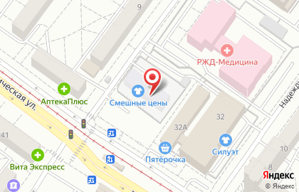 Мужской салон Распутин в Железнодорожном районе на карте