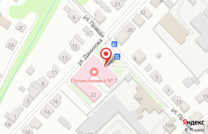 Страховая компания СОГАЗ-Мед на улице Данилова на карте