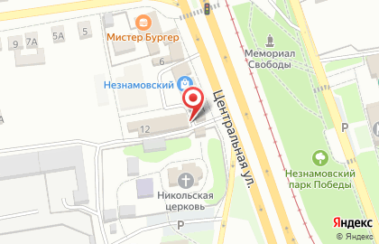 Склад кормов на карте