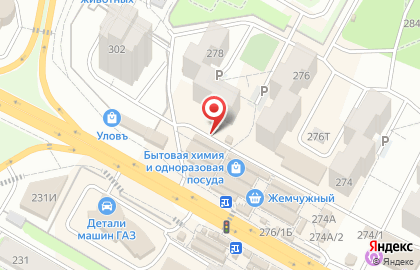 Киоск по продаже фруктов и овощей в Воронеже на карте