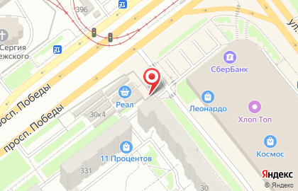 Магазин по продаже овощей и фруктов в Калининском районе на карте