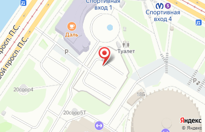 Автостоянка в Санкт-Петербурге на карте