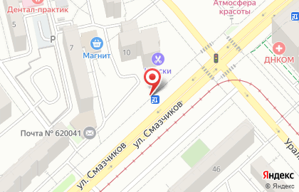 Продовольственный магазин в Кировском районе на карте