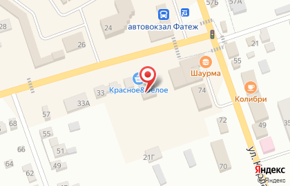 Магазин косметики и бытовой химии Магнит Косметик в Фатеже на карте