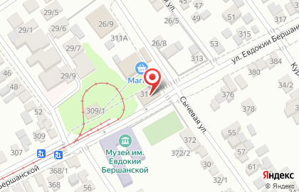 Парикмахерская Юлия в Карасунском районе на карте