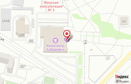 Кино-развлекательный комплекс Хабаровск на карте