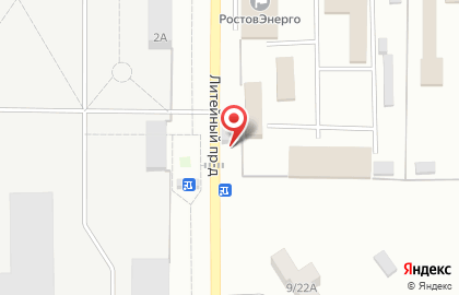 Продуктовый магазин в Ростове-на-Дону на карте
