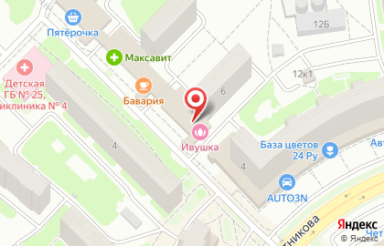 Банкомат Балтийский Банк, Волго-Камский филиал на улице Политбойцов на карте