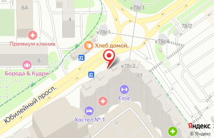 Продуктовый магазин в Москве на карте