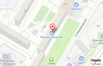 Прачечная Blesk InCare на Станционной улице в Мытищах на карте