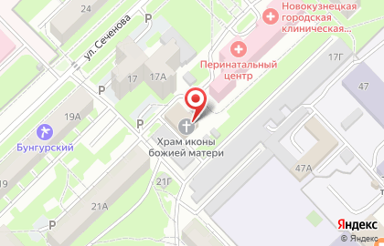 Храм в честь иконы Божей Матери Феодоровская на карте