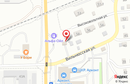 Шиномонтажная мастерская в Тракторозаводском районе на карте