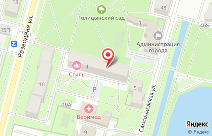 Универсал-текстиль на Разводной улице на карте