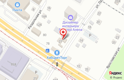 Кафе Бакинский Дворик в Железнодорожном районе на карте