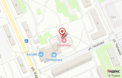 Медицинский центр МедГрад на карте