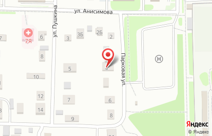 Частный детский сад Маленький лидер на Парковой улице на карте
