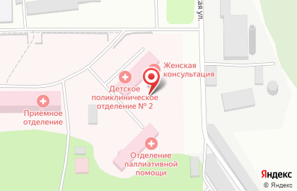 Женская консультация, Городская больница №7 на Крайней улице на карте