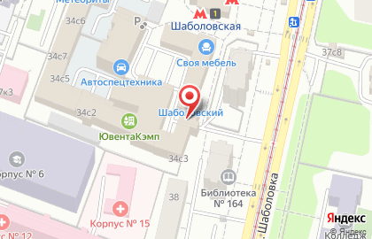 Юридическая компания Юридический Статус на улице Шаболовка на карте