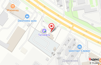 Автомойка самообслуживания Татнефть-АЗС Центр в Чебоксарах на карте