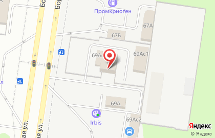 ООО Автосфера на Борковской улице на карте