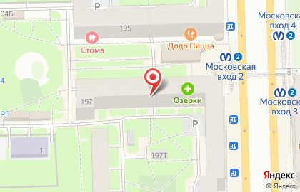 Адвокатский кабинет Строговой А.Ю. на Московском проспекте на карте