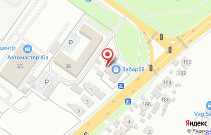 Околица на Окружной улице на карте