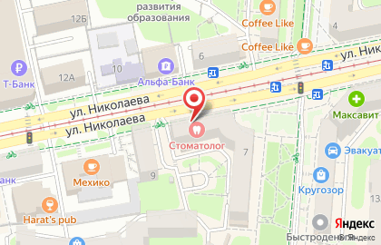 Парикмахерская Весна на улице Николаева на карте