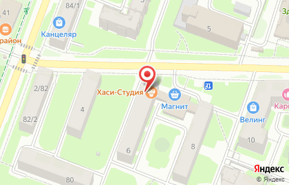 Студия суши Хаси на Московской улице на карте