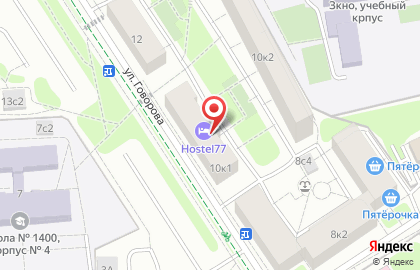 Общежитие Hostel77 в Можайском районе на карте