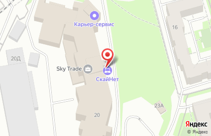 Оператор связи SkyNet в Приморском районе на карте