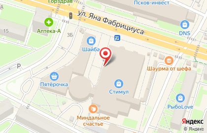 Магазин Соловьи в Пскове на карте