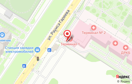Консультативная поликлиника №1 на Оренбургском тракте на карте