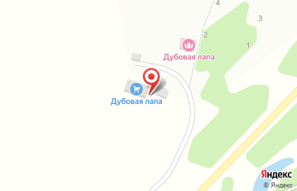 Пивоварня Дубовая Лапа на карте