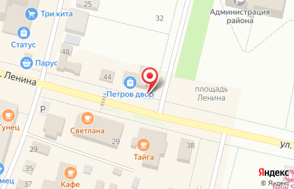 Грузовой поток Асино на карте
