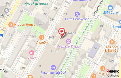 Пеликан на Навагинской улице на карте