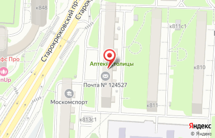 Аптека Планета здоровья в Зеленограде, к812 на карте